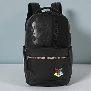 Mochila Escolar - Hogwarts - Harry Potter - Preto - 1 unidade - Rizzo