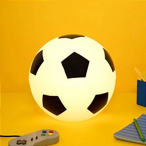 Luminária Bola de Futebol - 25cm - 1 unidade - Rizzo