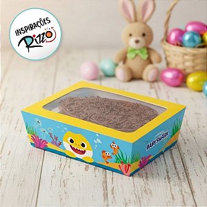 Caixa Practice para Meio Ovo de 350g - Baby Shark - 6 unidades - Cromus - Rizzo