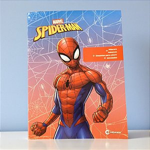 Livro de Atividades e Adesivos - Homem Aranha - Disney Original - 1 unidade - Rizzo