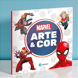 Livro Arte e Cor Vingadores - Disney Original - 1 unidade - Rizzo