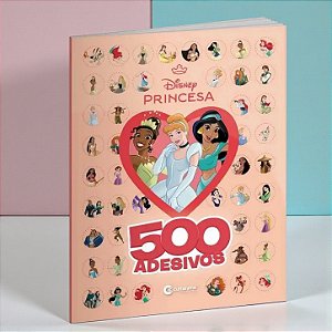Livro 500 Adesivos Princesas - Disney Original - 1 unidade - Rizzo