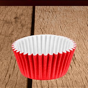 Forminha Laminada para Doces - Vermelho - Número 06 - 50 unidades - Regina - Rizzo