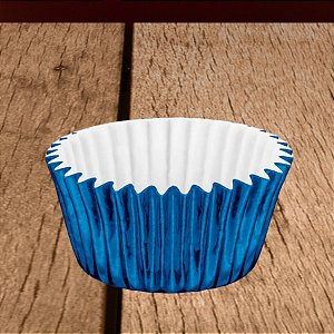 Forminha Laminada para Doces - Azul Royal - Número 06 - 50 unidades - Regina - Rizzo