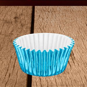 Forminha Laminada para Doces - Azul Bebê - Número 06 - 50 unidades - Regina - Rizzo