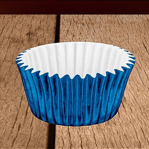 Forminha Laminada para Doces - Azul Royal - Número 05 - 50 unidades - Regina - Rizzo