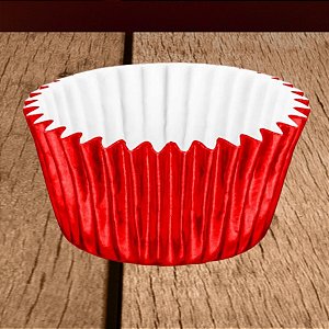 Forminha Laminada para Doces - Vermelho - Número 05 - 50 unidades - Regina - Rizzo