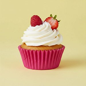 Forminha Para Cupcake Impermeável - Fúcsia - 5x3,5cm - 45 unidades - Regina - Rizzo