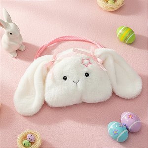 Bolsinha de Páscoa - Coelhinho Branco - 11x30x6,5cm - 1 unidade - Cromus - Rizzo