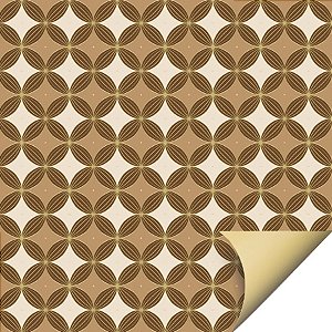 Folha para Ovos de Páscoa Double Face - Marrom - 69x89cm - 25 unidades - Cromus - Rizzo