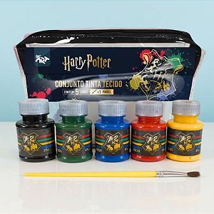 Conjunto Tinta Para Tecido - Harry Potter - 5 Cores - 1 unidade - Rizzo
