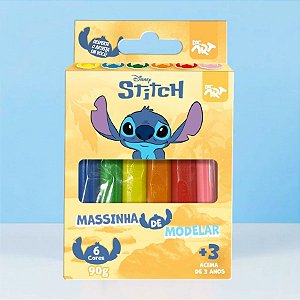 Massinha de Modelar - Stitch - 6 Cores - Disney Original - 1 unidade - Rizzo