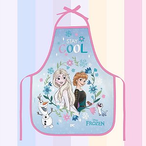 Avental Infantil - Frozen - 49x39cm - Disney Original - 1 unidade - Rizzo