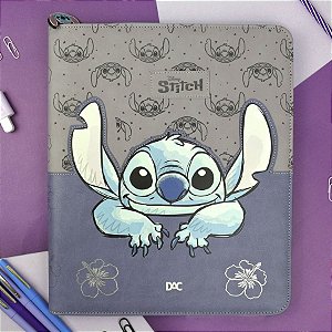 Fichário Universitário Com Zíper - Stitch - 267x328mm - Disney Original - 1 unidade - Rizzo