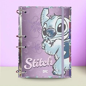 Caderno Argolado - Stitch - 18x25cm - 144 Folhas - Disney Original - 1 unidade - Rizzo