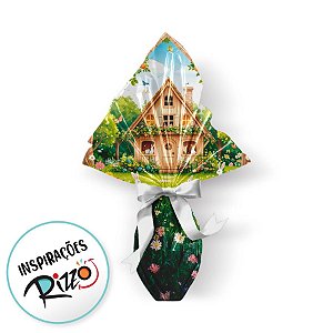 Saco Express 39x39cm Para Ovos de 350g a 500g - Jardim Florido - 25 unidades - Cromus - Rizzo