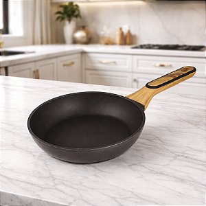 Frigideira de Alumínio Forjado com Revestimento Antiaderente – Linha Charcoal – 1,5 L - 1 unidade - Cromus - Rizzo