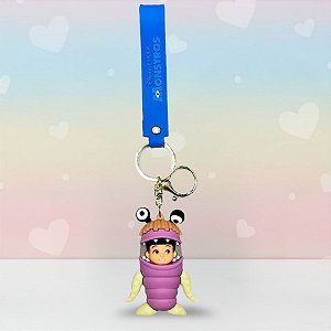 Chaveiro 3D Boo - Monstros S.A - 7cm - Disney Original - 1 unidade - Rizzo