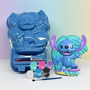 Kit Pintura em Gesso - Stitch - 8 Itens - Disney Original - 1 unidade - Rizzo