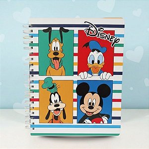 Caderno Universitário - Turma do Mickey Mouse - 215x275mm - 10 Matérias - Disney Original - 1 unidade - Rizzo