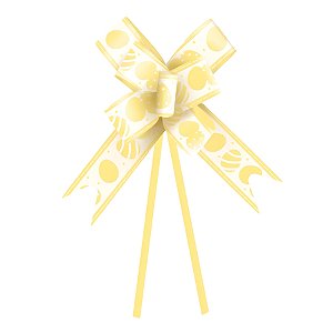 Laço Fácil - Páscoa Rainbow Amarelo - 10 unidades - Cromus - Rizzo