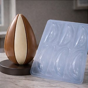 Forma de Acetato Especial Semiprofissional - Ovo Fatias - Ref.3716 - 1 unidade - BWB - Rizzo