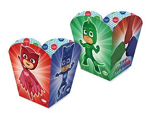 Cachepot Festa PJ Masks - 08 unidades - Regina - Rizzo Festas