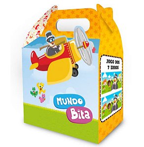 Caixa Surpresa Festa Mundo Bita - 08 unidades - Regina - Rizzo Festas