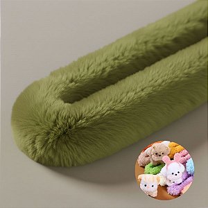 Haste de Chenille de Pelúcia Lisa 101cm - Verde Claro - 1 unidade - Art Montagem - Rizzo