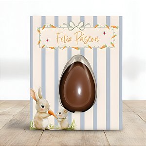 Cartão com Blister para 1 Ovo de 50g - Lovely Garden - 11x13cm - 10 unidades - Cromus - Rizzo