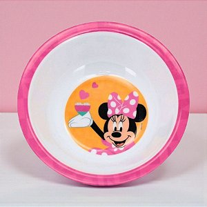 Tigela Bowl de Melamine - Minnie Mouse - 16cm - Disney Original - 1 unidade - Rizzo