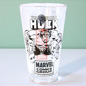 Copo de Vidro - Hulk - Vingadores - 300ml - Disney Original - 1 unidade - Rizzo