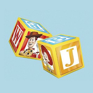 Caixa Cubo Festa Toy Story 4 - 3 unidades - Regina - Rizzo Festas
