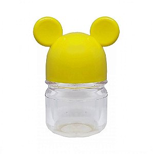 Potinho Festa Mickey Tampa Amarelo 30ml - 6 Unidades - Rizzo Festas