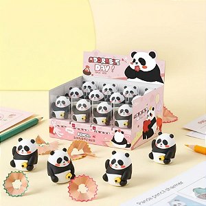 Apontador Panda - Adorable Day - 4cm - Caixa - 12 unidades - Deli - Rizzo