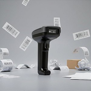 Leitor de Código de Barra 1D e 2D - 15cm - 1 unidade - Deli - Rizzo