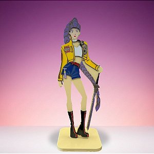 Display de Mesa em MDF - Rumi Guerreiras do Kpop  - 10x26cm - 1 unidade - Rizzo