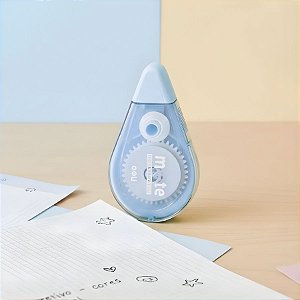 Corretivo em Fita Silencioso MUTE - Azul -  5mmx12m - 1 unidade - Deli - Rizzo