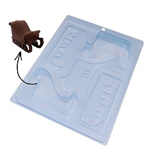 Forma de Acetato Especial -  Trenó - Ref.138 - 1 unidade - BWB - Rizzo