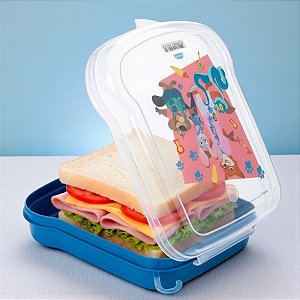 Sanduicheira / Porta Frios - Zootopia - 15cm - Disney Original - 1 unidade - Plasútil - Rizzo