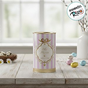 Lata Rígida Para Ovos de 250g - Quinn - Lilás - 9x16cm - 1 unidade - Cromus - Rizzo