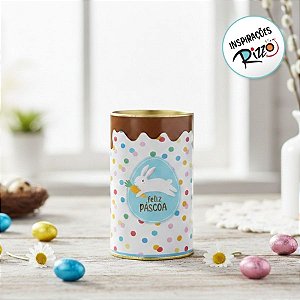 Lata Rígida Para Ovos de 500g - Jump Bolinha - 12,5x22cm - 1 unidade - Cromus - Rizzo