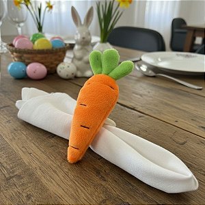 Anel de Guardanapo Cenoura - 13cm - 1 unidade - Rizzo