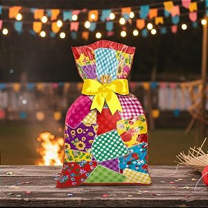 Sacola Plástica - Arraiá - 27x14cm - 8 unidades - Regina - Rizzo