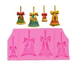 Molde de silicone Quarteto de Sinos N15 Molds Planet