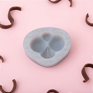 Molde de Silicone Focinho de Coelho Ref. 644 Flexarte Rizzo Confeitaria