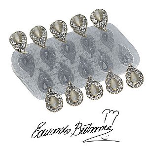 Molde de Silicone Jóia Pró - Asinha Brooke Média X10.EB Ref. 560 Flexarte