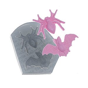 Molde de Silicone Morcego + aranha Ref. 242 Flexarte