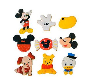 Cortador Ratinho Animado - 9 pçs - Cod.GMEZN1093 - Prime Chef - Rizzo Confeitaria