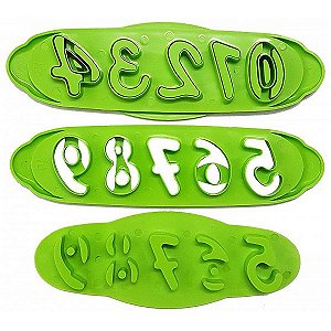 Cortador - Marcador Números Prime Chef Rizzo Confeitaria